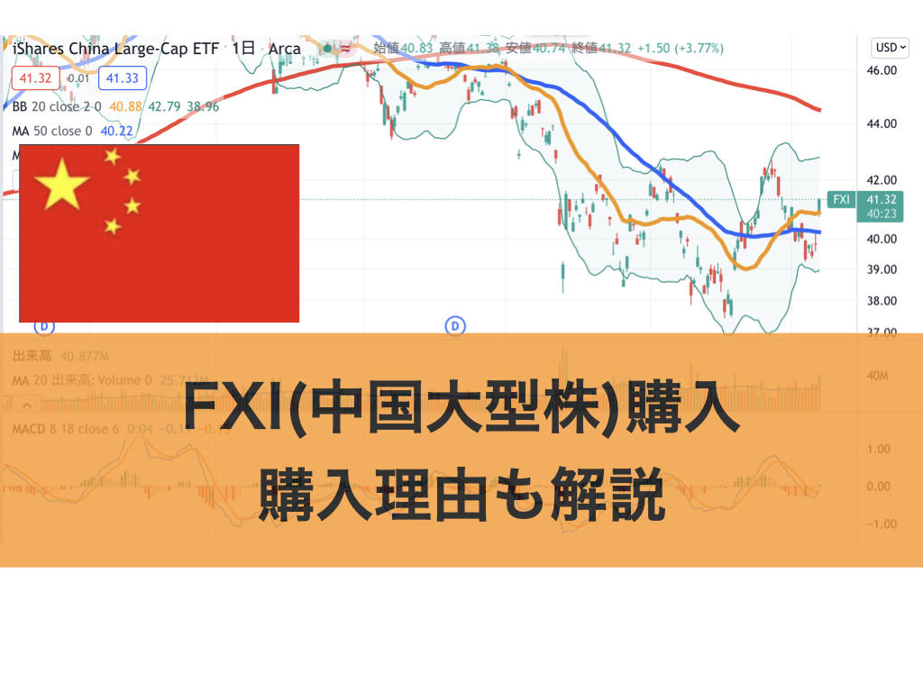 FXI(中国大型株ETF)購入・購入理由も解説